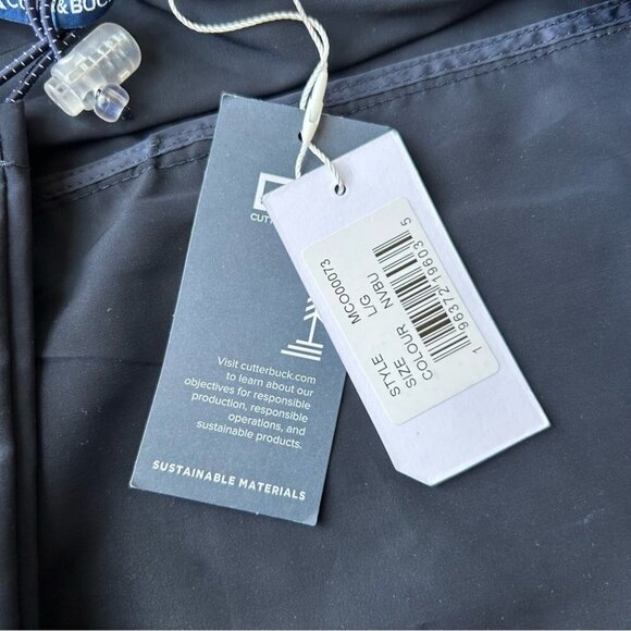 NWT Cutter & Buck Adapt Eco Knit Hybrid Recycled Full Zip Jacket - Picture 7 of 12